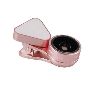3 in 1 Mobile Phone Fill Light 0.36X Wide Angle 15X Macro Lens for Self-Timer ND998
3 in 1 Mobile Phone Fill Light 0.36X Wide Angle 15X Macro Lens for Self-Timer ND998