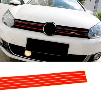 Red Line Reflective Car Sticker Front Grille Trim Strip For Volkswagen CC GOLF 7 Golf 6 MK6 Polo GTI VW Tiguan car styling
Red Line Reflective Car Sticker Front Grille Trim Strip For Volkswagen CC GOLF 7 Golf 6 MK6 Polo GTI VW Tiguan car styling