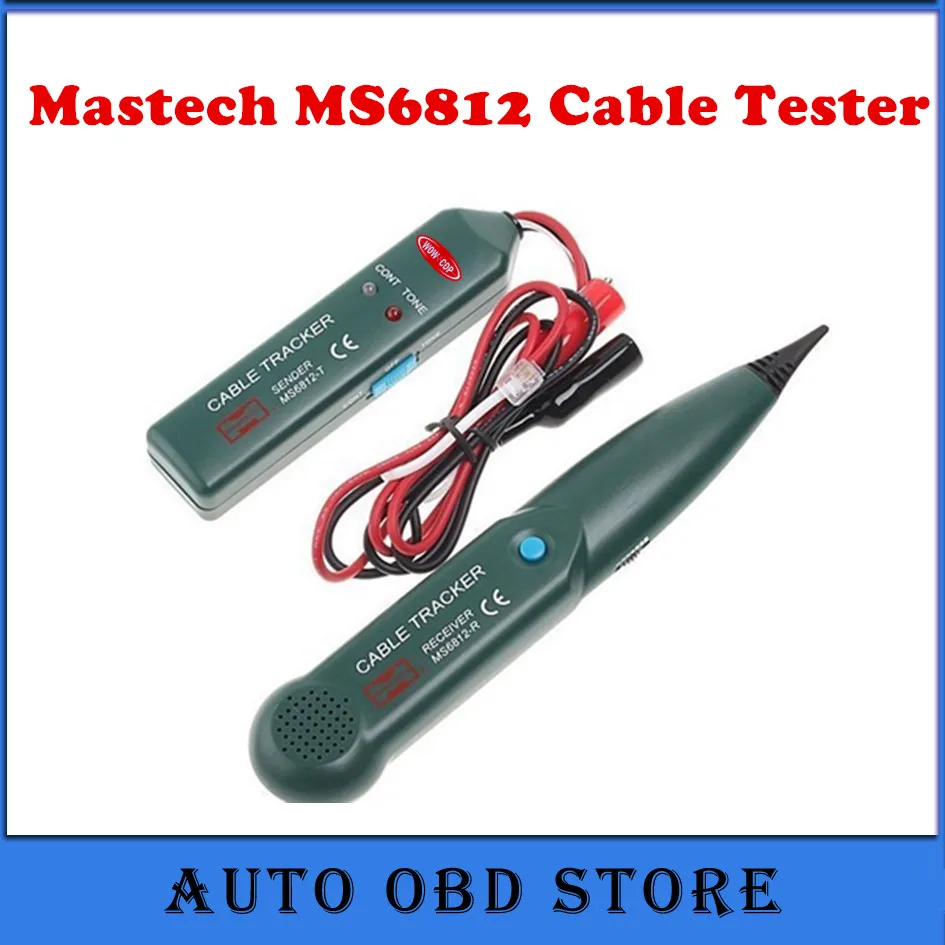 New Original For MASTECH MS6812 Telephone Wire Tracer UTP Tool Kit Network Cable Tester Line Finder
New Original For MASTECH MS6812 Telephone Wire Tracer UTP Tool Kit Network Cable Tester Line Finder