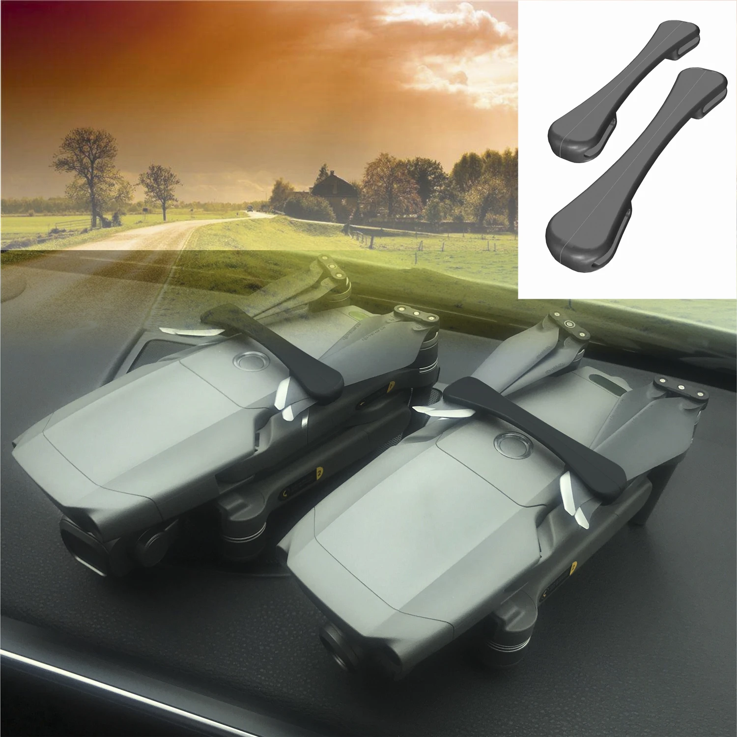 2 pcs Propeller Holder for DJI Mavic 2 Pro Zoom Drone Props Mount Blade Fixer Transport Protector Fixed Silicone Bracket Parts
2 pcs Propeller Holder for DJI Mavic 2 Pro Zoom Drone Props Mount Blade Fixer Transport Protector Fixed Silicone Bracket Parts