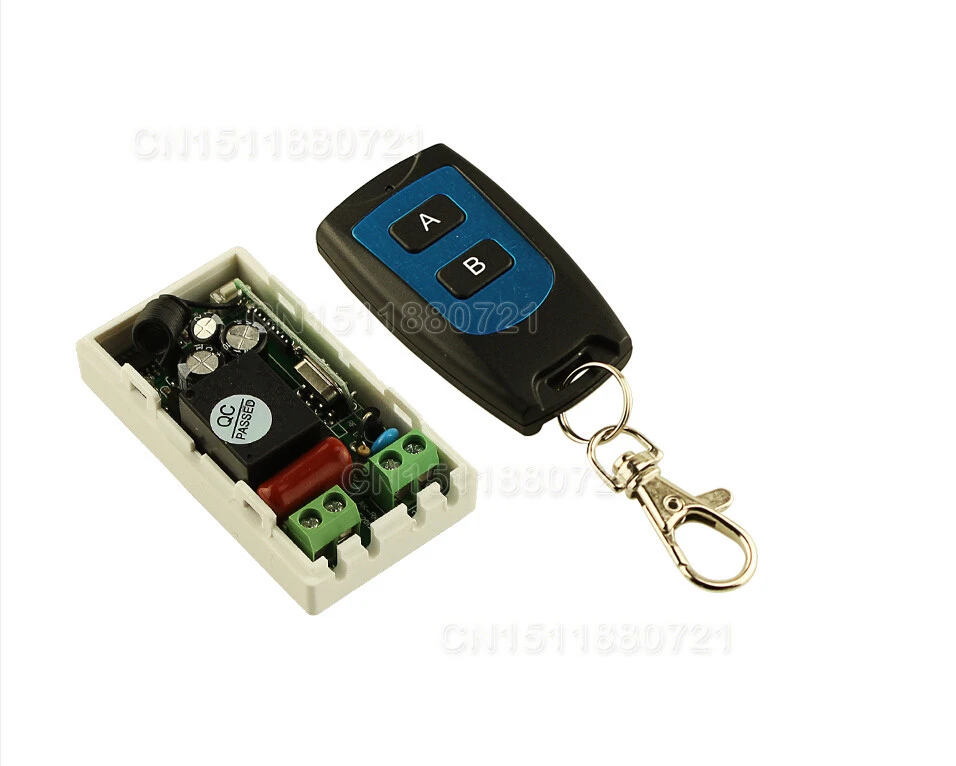 Best Price AC 220 V 1CH Wireless Remote Control Switch System Receiver Transmitter 2 Buttons Waterproof Remote 315mhz/433.92mhz
Best Price AC 220 V 1CH Wireless Remote Control Switch System Receiver Transmitter 2 Buttons Waterproof Remote 315mhz/433.92mhz