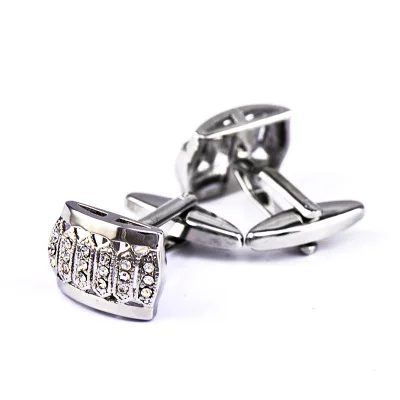 French Cufflinks Crystal Studded Nails Men's Shirt Buttons Elegant Men's Accessory
French Cufflinks Crystal Studded Nails Men's Shirt Buttons Elegant Men's Accessory