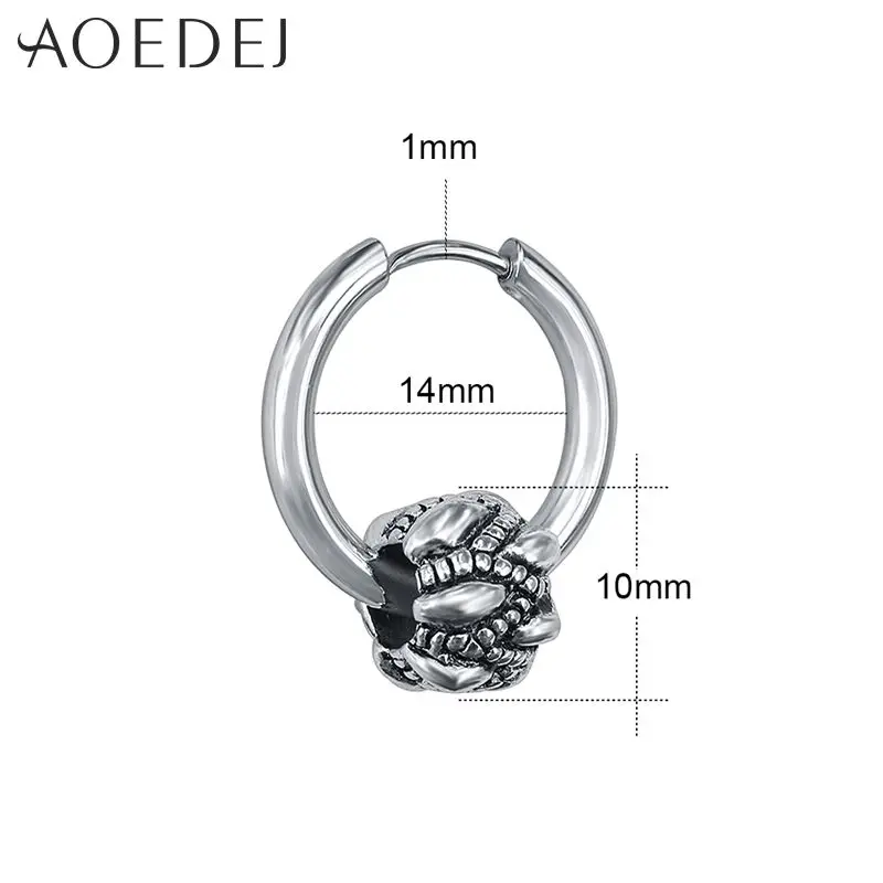 round earrings