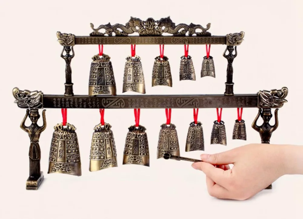 Chinese Alloy Playing Instrument Vintage Antique Double Chime Model Ornament Handicrafts Retro
Chinese Alloy Playing Instrument Vintage Antique Double Chime Model Ornament Handicrafts Retro