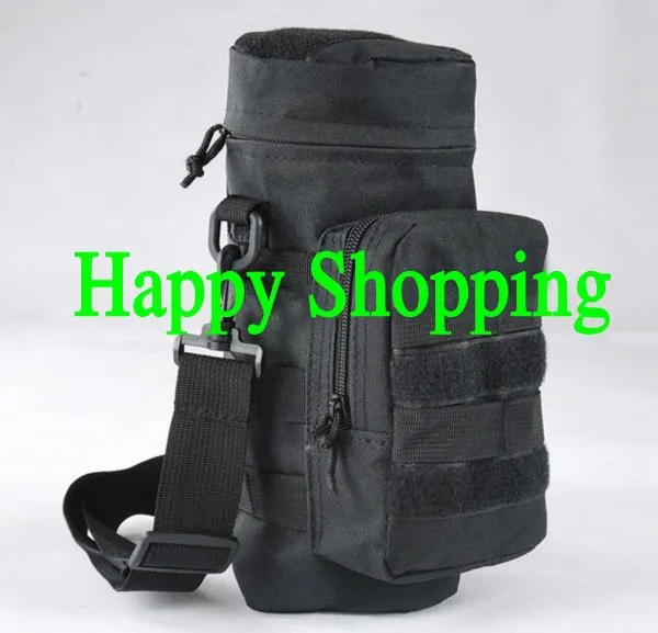 Tactical Pattern Canteen Kettle Hunting Water Bottle Pouch Molle With Small Mess Pouch Cover Black
Tactical Pattern Canteen Kettle Hunting Water Bottle Pouch Molle With Small Mess Pouch Cover Black