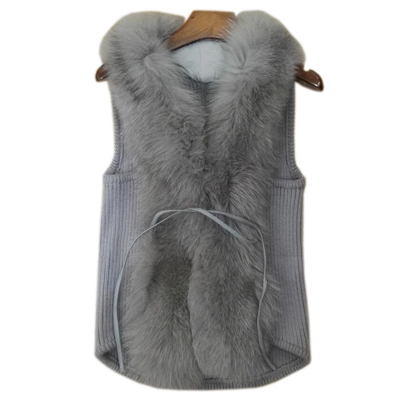 Sweater vest female long paragraph large size cardigan jacket sweater sleeveless vest wide fox fur collar wool winter
Sweater vest female long paragraph large size cardigan jacket sweater sleeveless vest wide fox fur collar wool winter