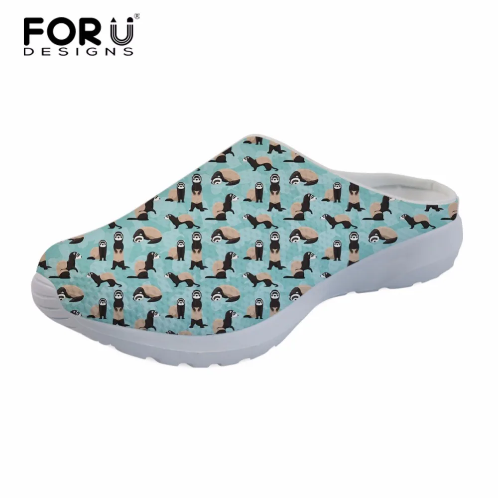 FORUDESIGNS Casual Sandals Woman Cute Animal Cheeky Ferrets Pattern Summer Women Sandals Flats House Slippers for Female Shoes
FORUDESIGNS Casual Sandals Woman Cute Animal Cheeky Ferrets Pattern Summer Women Sandals Flats House Slippers for Female Shoes