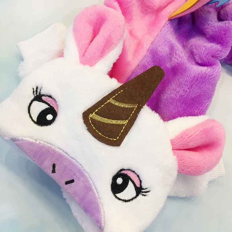 3C VictoryEagle】Cute Winter Warm Pet Hoodies Unicorn Clothes for