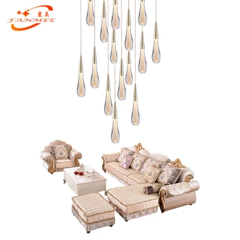 Modern LED Pendant Light Singal Glass Water Drop Pendant Hanging Light Living Dining Room Gold Powder Crystal Drop Hanging Lamp
Modern LED Pendant Light Singal Glass Water Drop Pendant Hanging Light Living Dining Room Gold Powder Crystal Drop Hanging Lamp