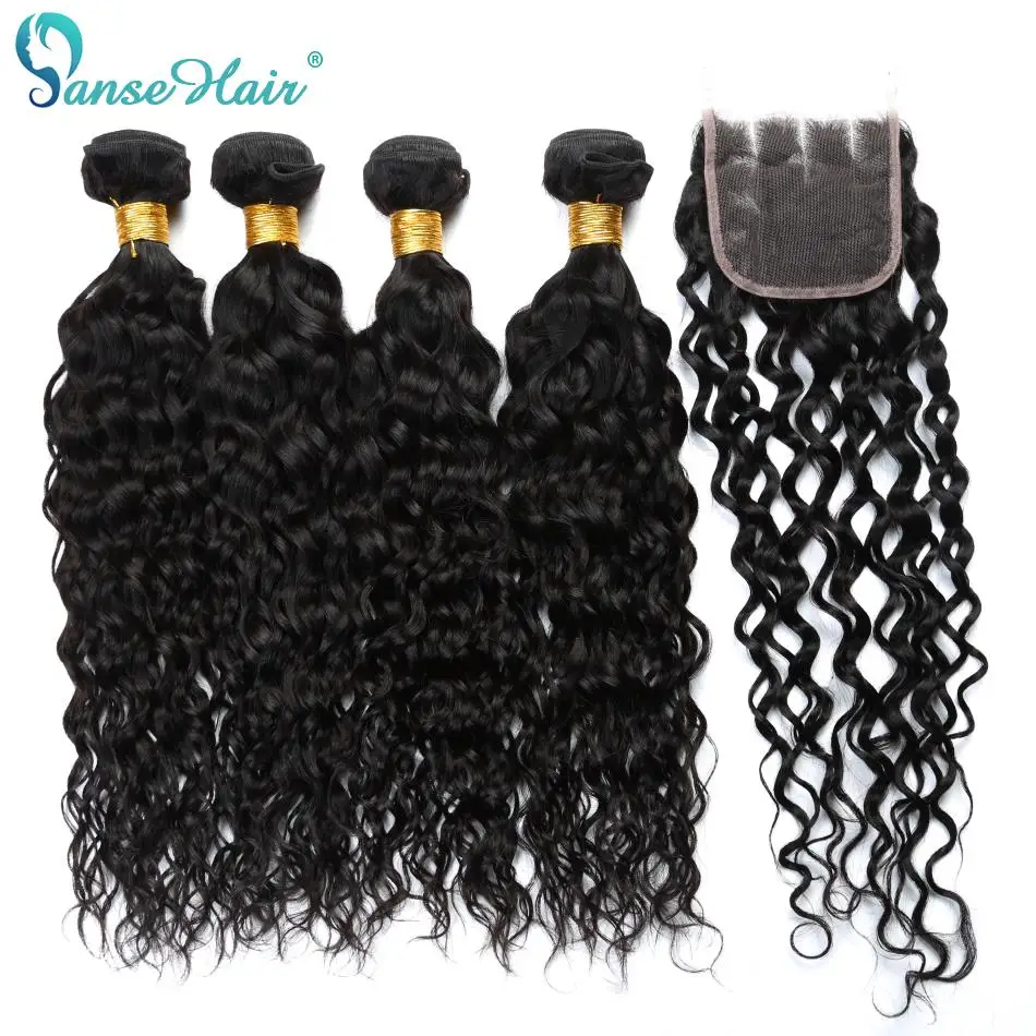 Natural Color Non Remy Human Hair Water Wave Bundles With 4*4 Lace Closure Burmese Natural Color Hair Panse Hair Bundles Can Buy
Natural Color Non Remy Human Hair Water Wave Bundles With 4*4 Lace Closure Burmese Natural Color Hair Panse Hair Bundles Can Buy