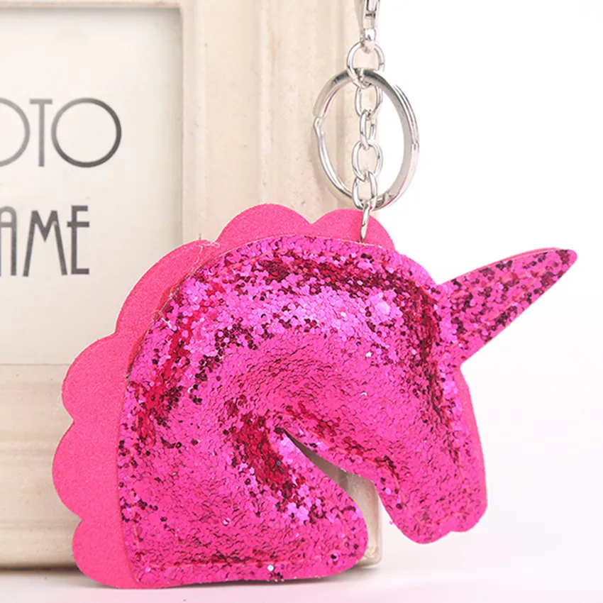 Cute Shiny Unicorn Horn Keychain Fashion Mermaid Sequins Animal Horse Key Chain Keyrings for Women Car Bag Pendant Jewelry
Cute Shiny Unicorn Horn Keychain Fashion Mermaid Sequins Animal Horse Key Chain Keyrings for Women Car Bag Pendant Jewelry