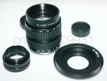 50mm f/1.4 CCTV Lens R for m43 ep2 gf1 gh1 EPL5 EPM1 OM-D EM5 EM10 EPL1 EPL2 EPL3+ C mount to Micro 4/3 C-m4/3 + Macro Ring
50mm f/1.4 CCTV Lens R for m43 ep2 gf1 gh1 EPL5 EPM1 OM-D EM5 EM10 EPL1 EPL2 EPL3+ C mount to Micro 4/3 C-m4/3 + Macro Ring