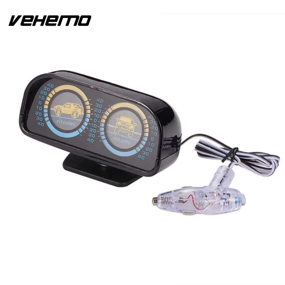 Vehicle Inclinometer Car Inclinometer Universal Auto Inclinometer Slope Meter Offroad Backlight 2-Barreled Creative 12V
Vehicle Inclinometer Car Inclinometer Universal Auto Inclinometer Slope Meter Offroad Backlight 2-Barreled Creative 12V