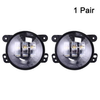 One Pair of Fog Lamp 3000LM 6500K 30W 4 inch 12V High Performance High Power Waterproof LED Lamp for Jeep CJ TJ Wrangler JK Lada
One Pair of Fog Lamp 3000LM 6500K 30W 4 inch 12V High Performance High Power Waterproof LED Lamp for Jeep CJ TJ Wrangler JK Lada