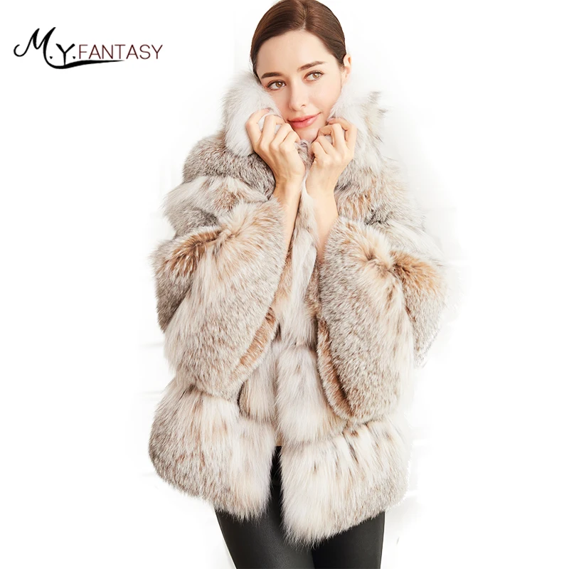 M.Y.FANSTY 2019 Rare Wild High Luxury Turn-Down Collar Mysterious Charmin BobCats Fur Coats Real Natural Fur Short BobCats Coat
M.Y.FANSTY 2019 Rare Wild High Luxury Turn-Down Collar Mysterious Charmin BobCats Fur Coats Real Natural Fur Short BobCats Coat