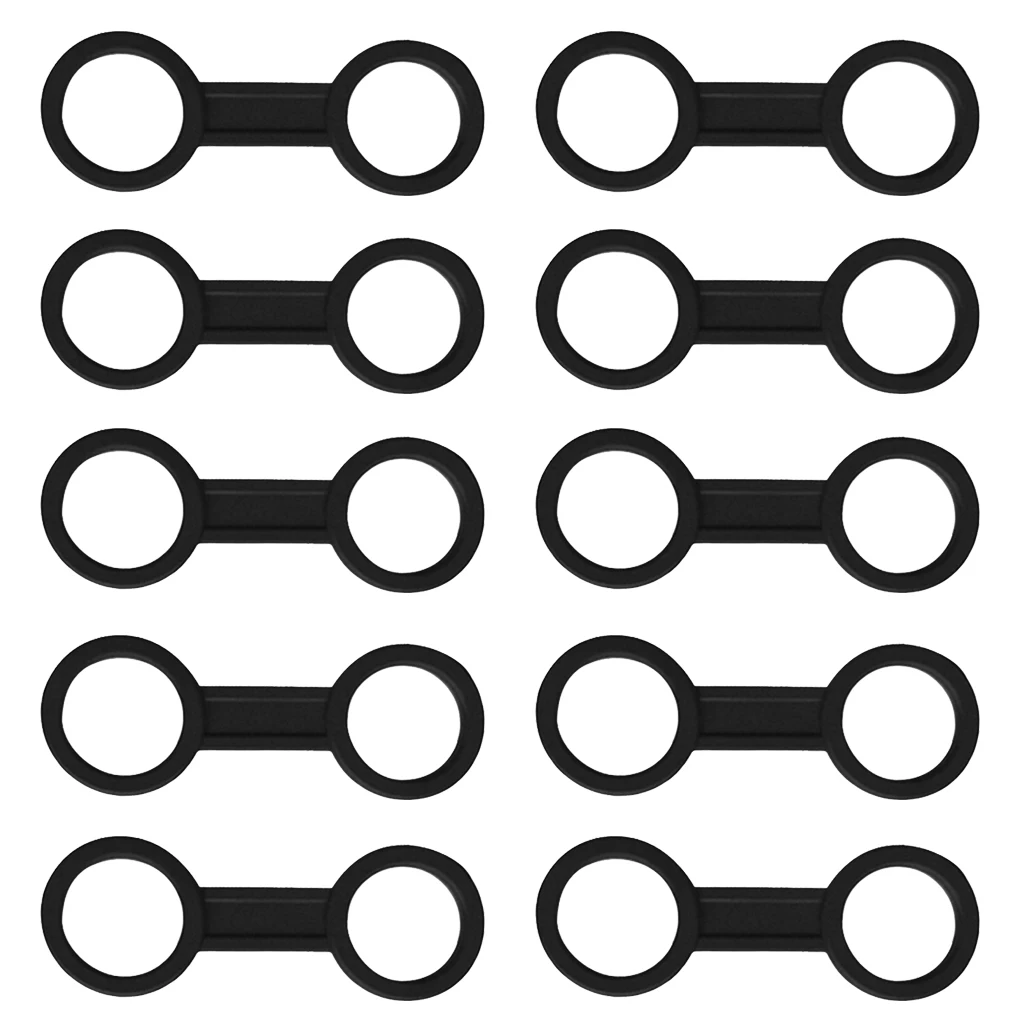 MagiDeal 10pcs Universal 1' Scuba Diving Flexible Silicone Snorkel Keeper Holder Regulator Diving Snorkeling