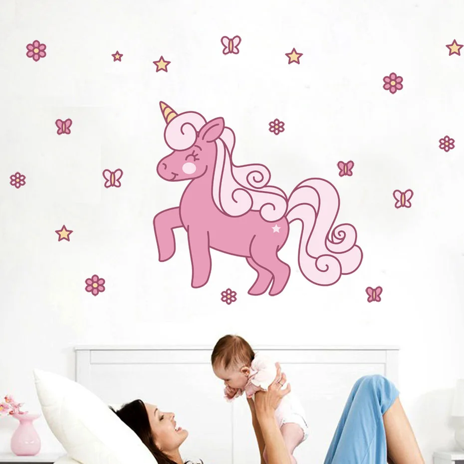 Colorful stars Unicorn Stickers For Bedroom Living Room Girls Room Window Nursery wall Decor Birthday Christmas Gift
Colorful stars Unicorn Stickers For Bedroom Living Room Girls Room Window Nursery wall Decor Birthday Christmas Gift