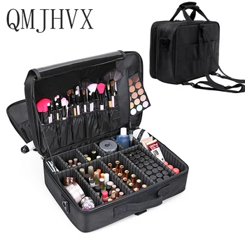 Fashion Women Makeup Organizer Travel Professional Cosmetic Case Large-Capacity Storage Bag Cosmetic Tool Case Box Suitcases
Fashion Women Makeup Organizer Travel Professional Cosmetic Case Large-Capacity Storage Bag Cosmetic Tool Case Box Suitcases