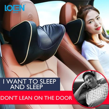 LOEN 1PCS PU Leather Car Neck Pillow Memory Foam Pillow Neck Rest Seat Headrest Cushion Pad 6 Colors U Shape Supported Headrest
LOEN 1PCS PU Leather Car Neck Pillow Memory Foam Pillow Neck Rest Seat Headrest Cushion Pad 6 Colors U Shape Supported Headrest