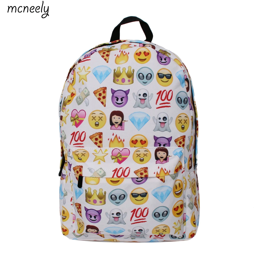 Lovely Boys Girls Like Backpack School Bag Rucksack Fully Printed Luggage Emoji Travel Bag
Lovely Boys Girls Like Backpack School Bag Rucksack Fully Printed Luggage Emoji Travel Bag