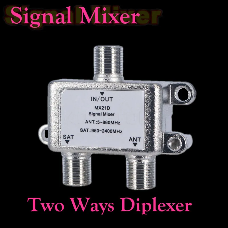 kebidumei 2 In 1 Dual-use 2 Way Port TV Signal Satellite Sat Coaxial Diplexer Combiner Splitter Combiners Cable Switch Switcher
kebidumei 2 In 1 Dual-use 2 Way Port TV Signal Satellite Sat Coaxial Diplexer Combiner Splitter Combiners Cable Switch Switcher