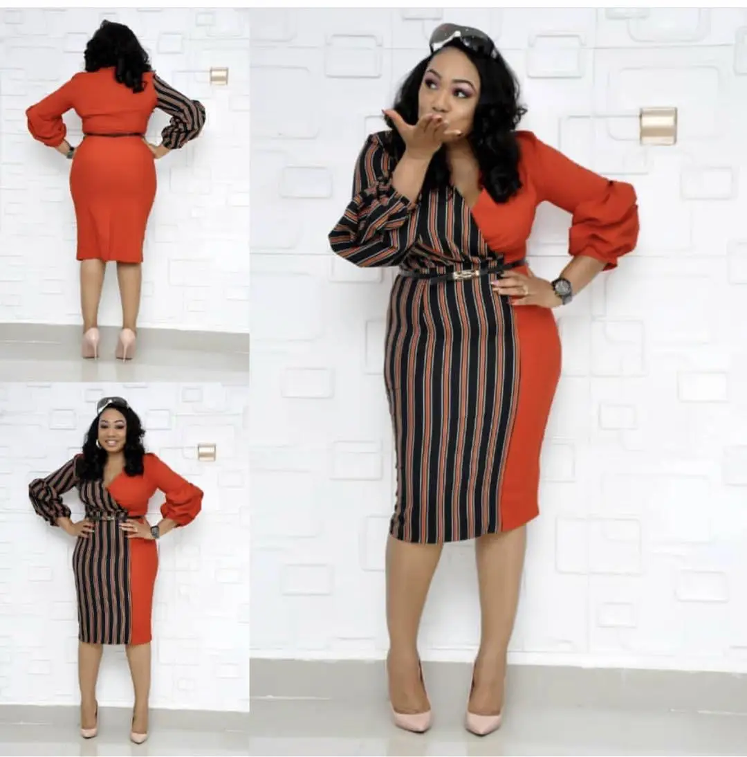 2019 new summer elegent fashion style african women plus size knee-length dress L-3XL
2019 new summer elegent fashion style african women plus size knee-length dress L-3XL