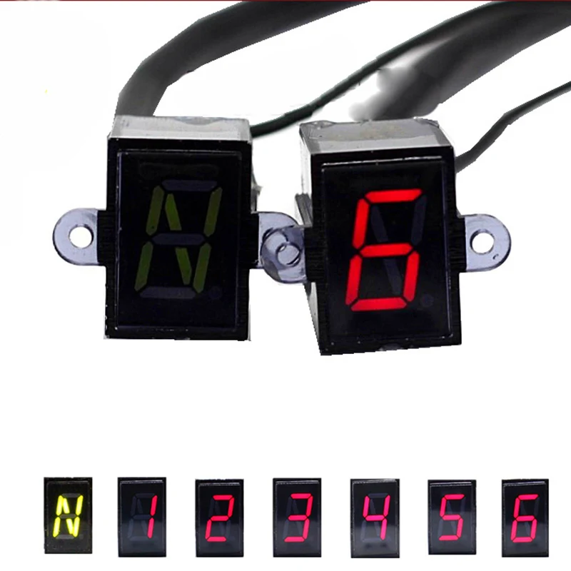 NEW Super 6 Speed display Universal Digital off-road Motorcycle motocross light Neutral Gear Indicator display
NEW Super 6 Speed display Universal Digital off-road Motorcycle motocross light Neutral Gear Indicator display