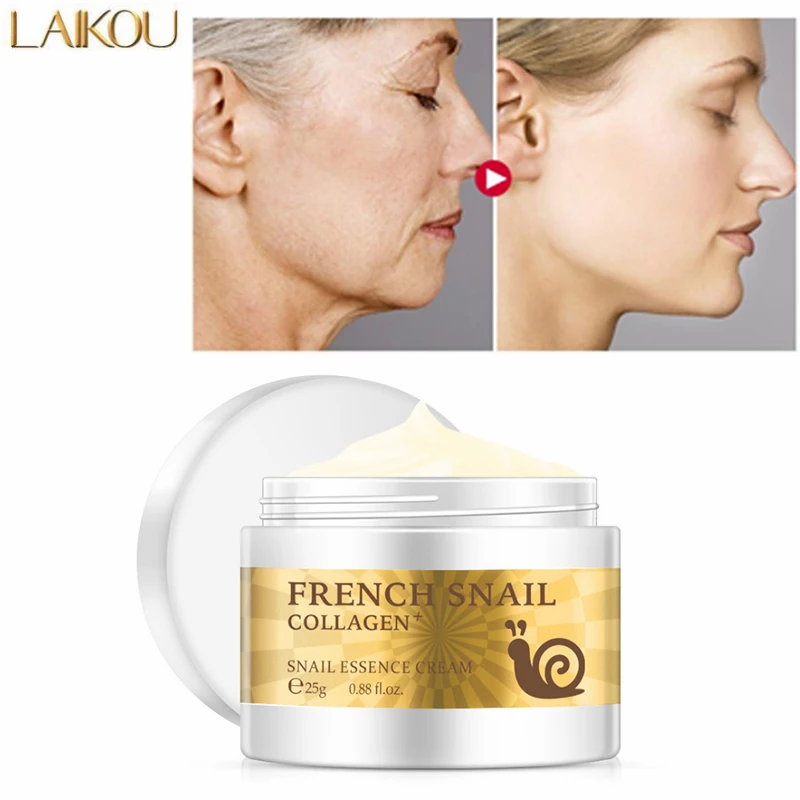 Snail Face Cream Collagen Essence Hyaluronic Acid Anti-aging Anti Wrinkle Moisturizer Nourishing Women Skin Care Day Cream 25g
Snail Face Cream Collagen Essence Hyaluronic Acid Anti-aging Anti Wrinkle Moisturizer Nourishing Women Skin Care Day Cream 25g