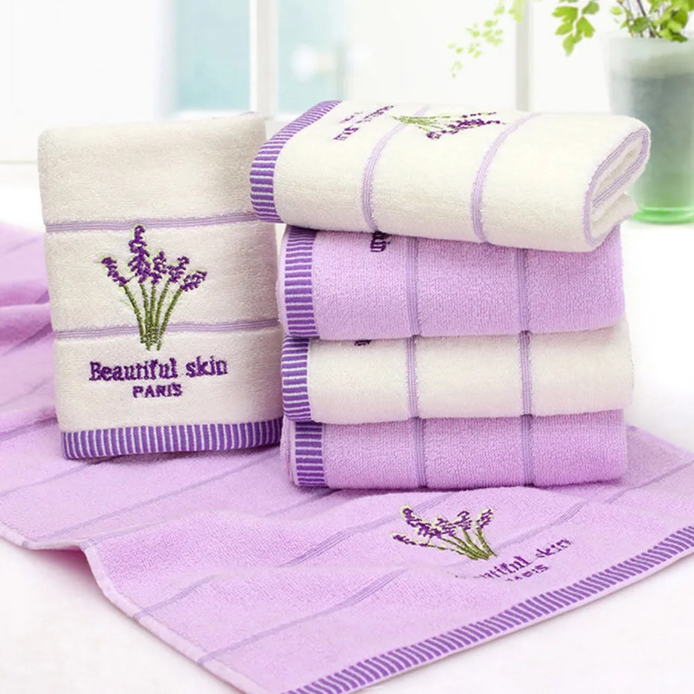 High Quality And Durable Convenient 1pc Cotton Embroidered Lavender Aromatherapy Soft Bath Hand Towel Camping Travel Set K10
High Quality And Durable Convenient 1pc Cotton Embroidered Lavender Aromatherapy Soft Bath Hand Towel Camping Travel Set K10