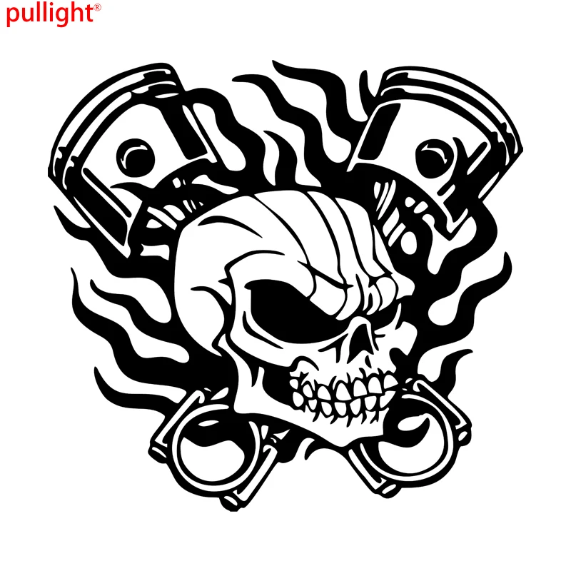 Attractive Skull Skeleton Piston Racing Flame Car Truck Window Laptop Vinyl Decal Sticker
Attractive Skull Skeleton Piston Racing Flame Car Truck Window Laptop Vinyl Decal Sticker