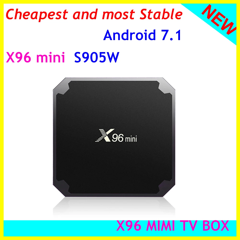 X96 mini Android 7.1 Smart TV BOX 2GB 16GB Amlogic S905W Quad Core Set top box H.265 4K WiFi Media player TX3mini 1GB 8GB
X96 mini Android 7.1 Smart TV BOX 2GB 16GB Amlogic S905W Quad Core Set top box H.265 4K WiFi Media player TX3mini 1GB 8GB