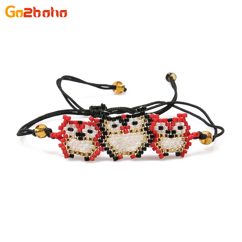 Rttooas Bracelets Women Friendship Bracelet Bijoux Handmade Beaded Woven Seed Beads Cartoon Owl Stitch Loom Pattern Jewelry Gift
Rttooas Bracelets Women Friendship Bracelet Bijoux Handmade Beaded Woven Seed Beads Cartoon Owl Stitch Loom Pattern Jewelry Gift