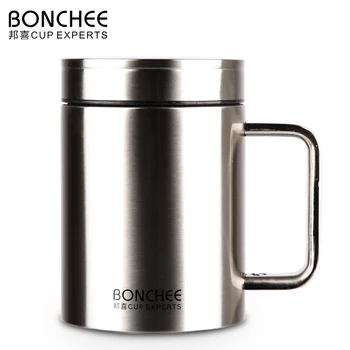 450ml Double Walled Drinking Mug Vacuum Cup 304 Stainless Steel Thermal Insulated Office Cup with Handgrip Filter for tea Water
450ml Double Walled Drinking Mug Vacuum Cup 304 Stainless Steel Thermal Insulated Office Cup with Handgrip Filter for tea Water