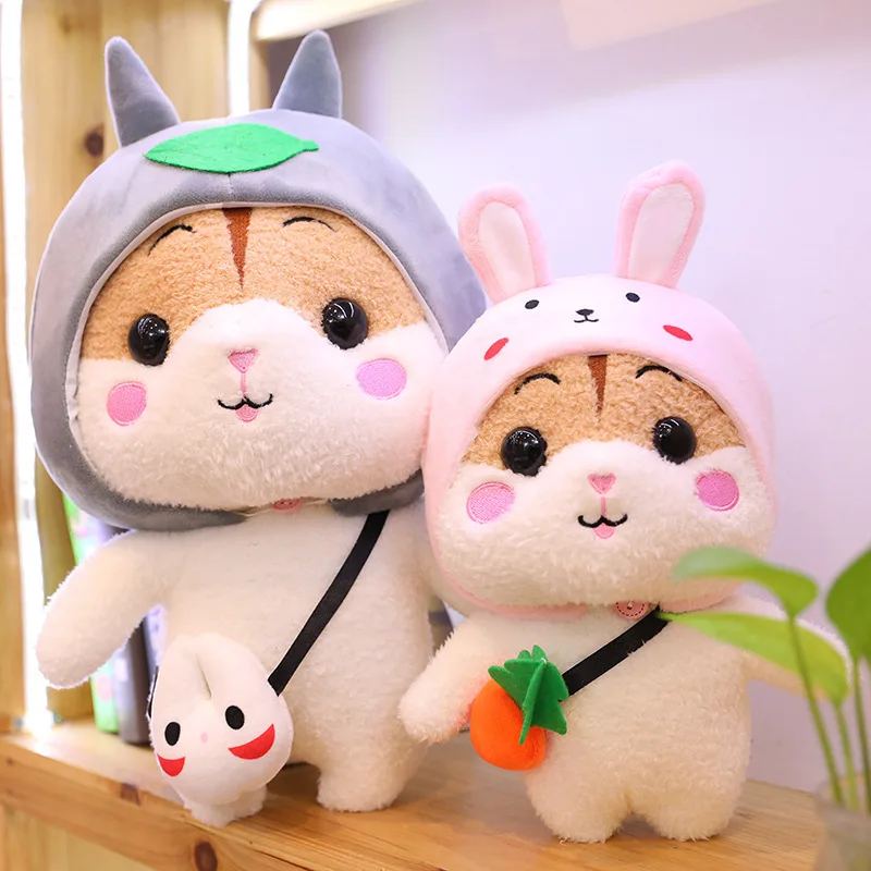 Creative New Cartoon Cute Hamster Plush Toy Dolls with Hats for Children's Birthday Gift
Creative New Cartoon Cute Hamster Plush Toy Dolls with Hats for Children's Birthday Gift