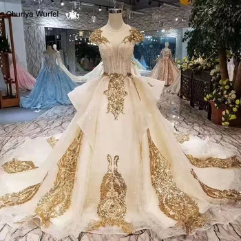 LSS418 vestidos de fiesta de noche elegant evening dresses golden sequins cap sleeves lace up back dubai evening gown long train
LSS418 vestidos de fiesta de noche elegant evening dresses golden sequins cap sleeves lace up back dubai evening gown long train
