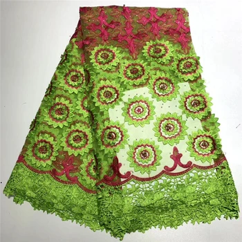 Tollola Green Red Lace Fabric High Quality 3d French Lace Fabric Embroidery African Party Lace Fabric 5yards For Nigerian Lace
Tollola Green Red Lace Fabric High Quality 3d French Lace Fabric Embroidery African Party Lace Fabric 5yards For Nigerian Lace