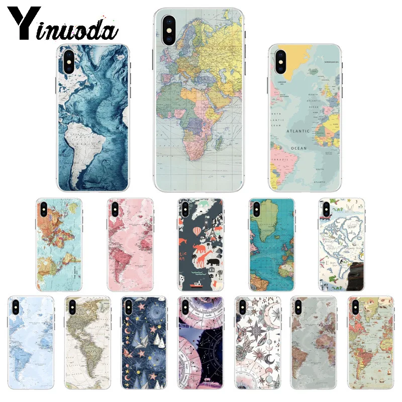 Yinuoda World map travel the world TPU Soft High Quality Phone Case for Apple iPhone 8 7 6 6S Plus X XS MAX 5 5S SE XR Cover
Yinuoda World map travel the world TPU Soft High Quality Phone Case for Apple iPhone 8 7 6 6S Plus X XS MAX 5 5S SE XR Cover