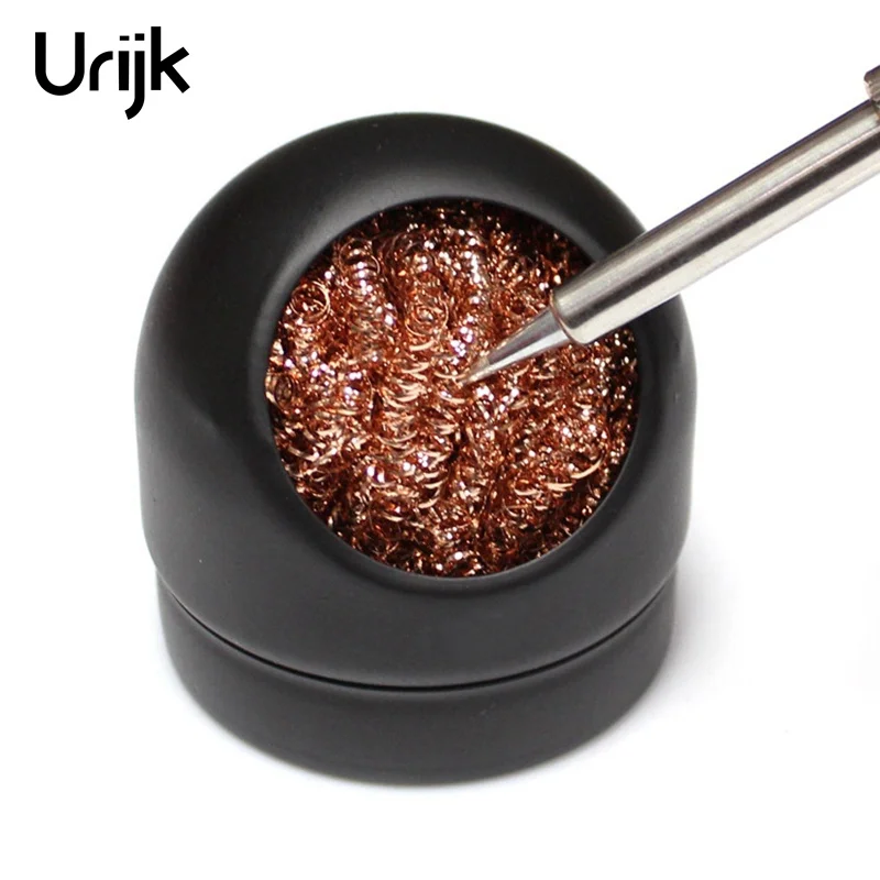 Urijk 1Pc 70x66mm Soldering Iron Welding Wire Cleaner with Stand Welding Soldering Solder Iron Tip Cleaner Cleaning Steel New
Urijk 1Pc 70x66mm Soldering Iron Welding Wire Cleaner with Stand Welding Soldering Solder Iron Tip Cleaner Cleaning Steel New