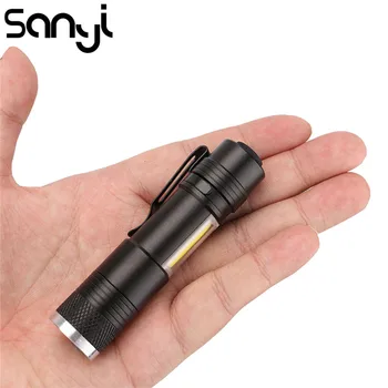 Portable Mini Pocket Penlight COB LED 4 Lighting Modes Flashlight Zoomable Torch Lamp Waterproof Lantern AA or 14500 Battery
Portable Mini Pocket Penlight COB LED 4 Lighting Modes Flashlight Zoomable Torch Lamp Waterproof Lantern AA or 14500 Battery