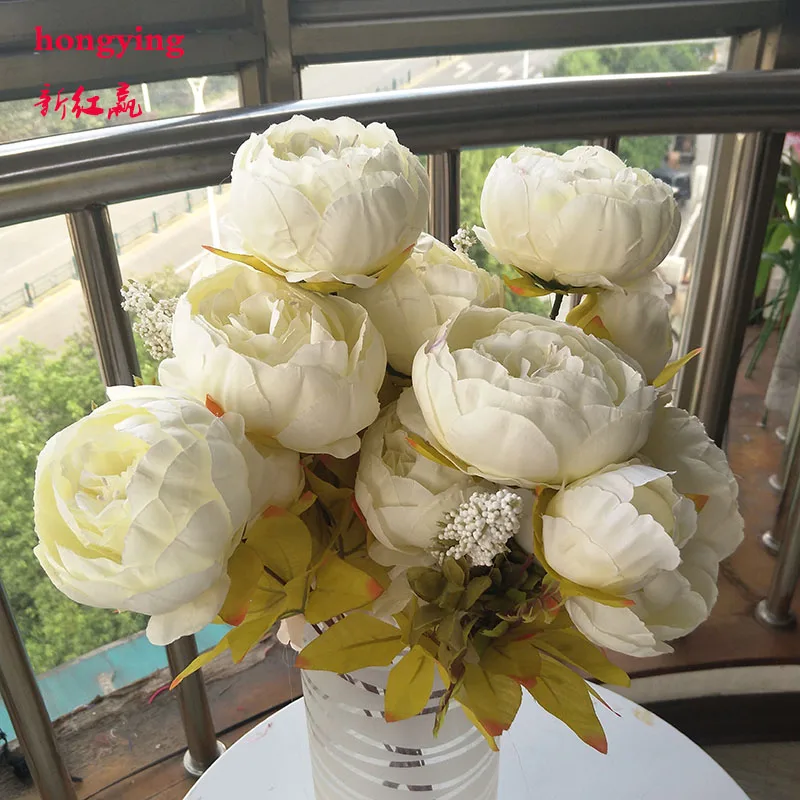 1 pcs peony 8 Flower heads noble Europe style autumn Artificial flower simulation flower Wedding decoration Home decoration
1 pcs peony 8 Flower heads noble Europe style autumn Artificial flower simulation flower Wedding decoration Home decoration