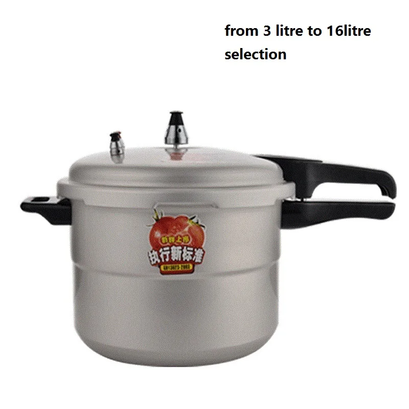 Pressure cooker aluminum stew cooking pot kitchen cookware 3L to 16Litre for selection
Pressure cooker aluminum stew cooking pot kitchen cookware 3L to 16Litre for selection