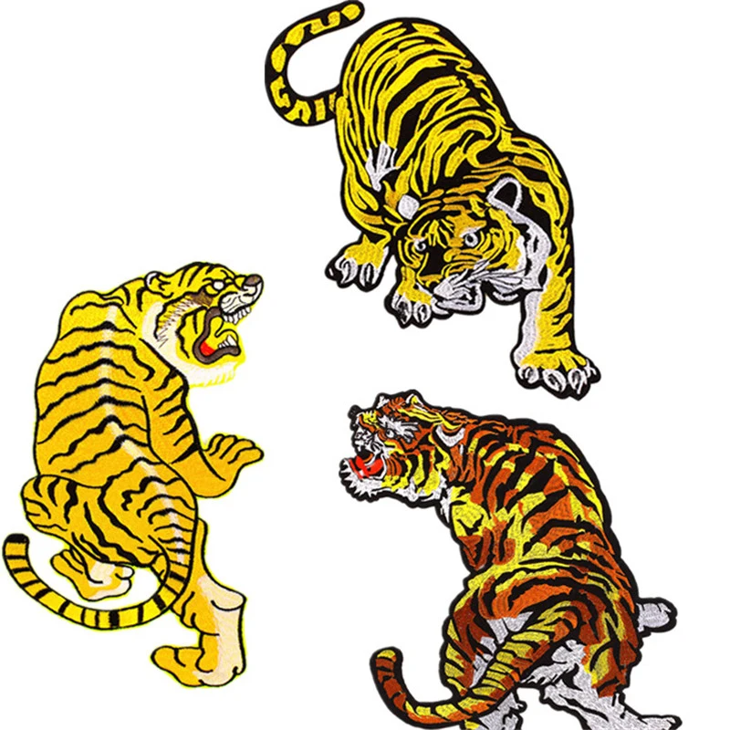 Big Size Siberian Tiger Fabric Patch Embroidered Iron On Patches For Clothing DIY Decoration Clothes Stickers Applique Badge
Big Size Siberian Tiger Fabric Patch Embroidered Iron On Patches For Clothing DIY Decoration Clothes Stickers Applique Badge