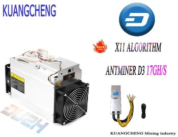 

Fast Delivery Bitmain Dash Miner Antminer D3 Hash Rate 17 GH/s ( With psu) 1800W and Hashing algorithm X11 D3 Dash Miner