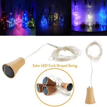 1M 1.5M 2M Solar Cork Wine Bottle Stopper Copper Wire String 20LEDs 15LEDs 10LEDs Lights Fairy Lamps Outdoor Party Decoration
1M 1.5M 2M Solar Cork Wine Bottle Stopper Copper Wire String 20LEDs 15LEDs 10LEDs Lights Fairy Lamps Outdoor Party Decoration