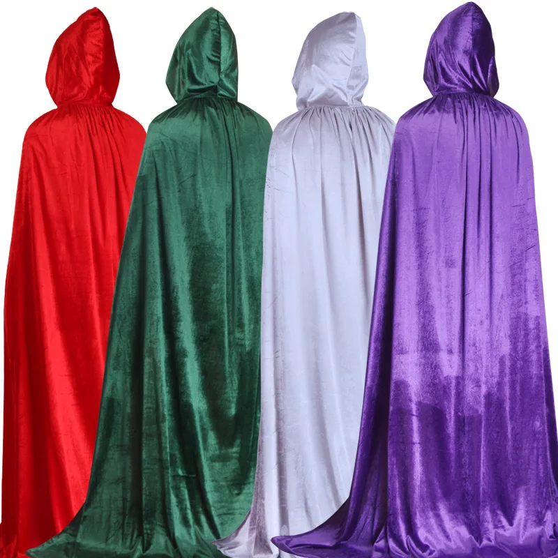 Free Shipping Adult/Children Witch Long Purple Green Red Black Wine Halloween Cloaks Hood and Capes Costumes for Women Men
Free Shipping Adult/Children Witch Long Purple Green Red Black Wine Halloween Cloaks Hood and Capes Costumes for Women Men