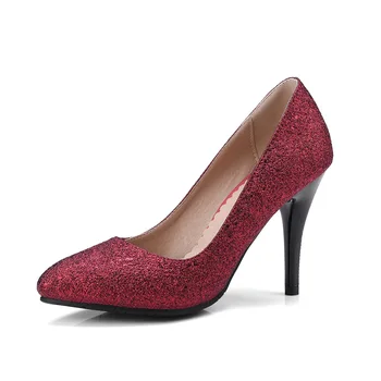The new spring 2018 fashion sequins pointed mouth shallow super high with fine with 32-44 yards bride shoes 18327
The new spring 2018 fashion sequins pointed mouth shallow super high with fine with 32-44 yards bride shoes 18327