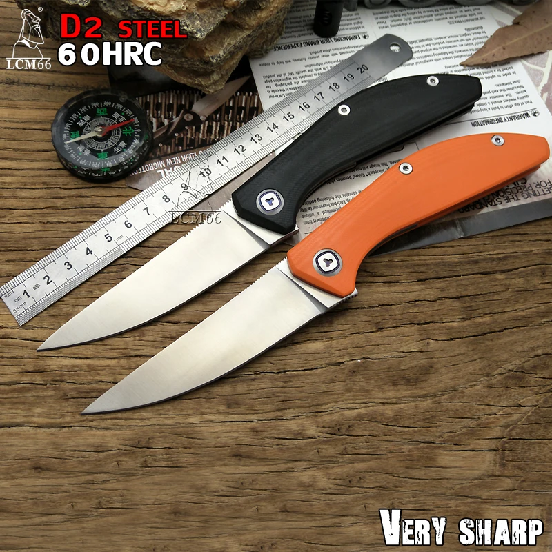 LCM66 tactical Folding knife Cold D2 Steel Blade Camping Outdoor Survival Knives Hunting Tools Very Sharp free delivery
LCM66 tactical Folding knife Cold D2 Steel Blade Camping Outdoor Survival Knives Hunting Tools Very Sharp free delivery
