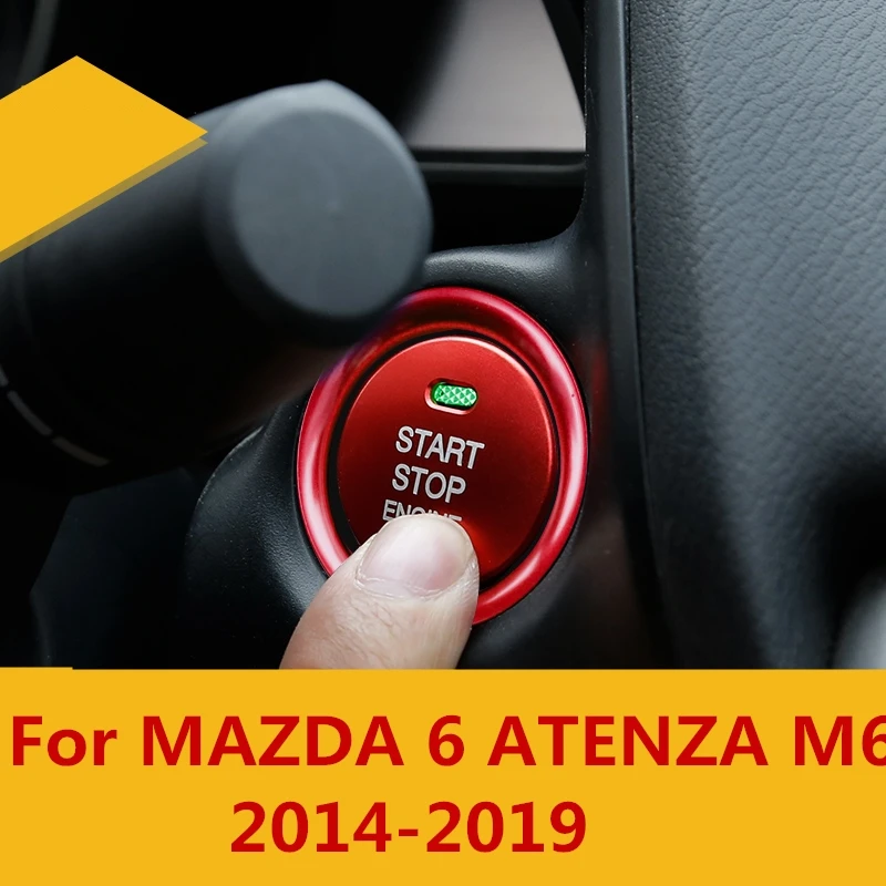 Для MAZDA 6 ATENZA M6 2014 2019 кнопка запуска двигателя Замена крышки выключатель ключа