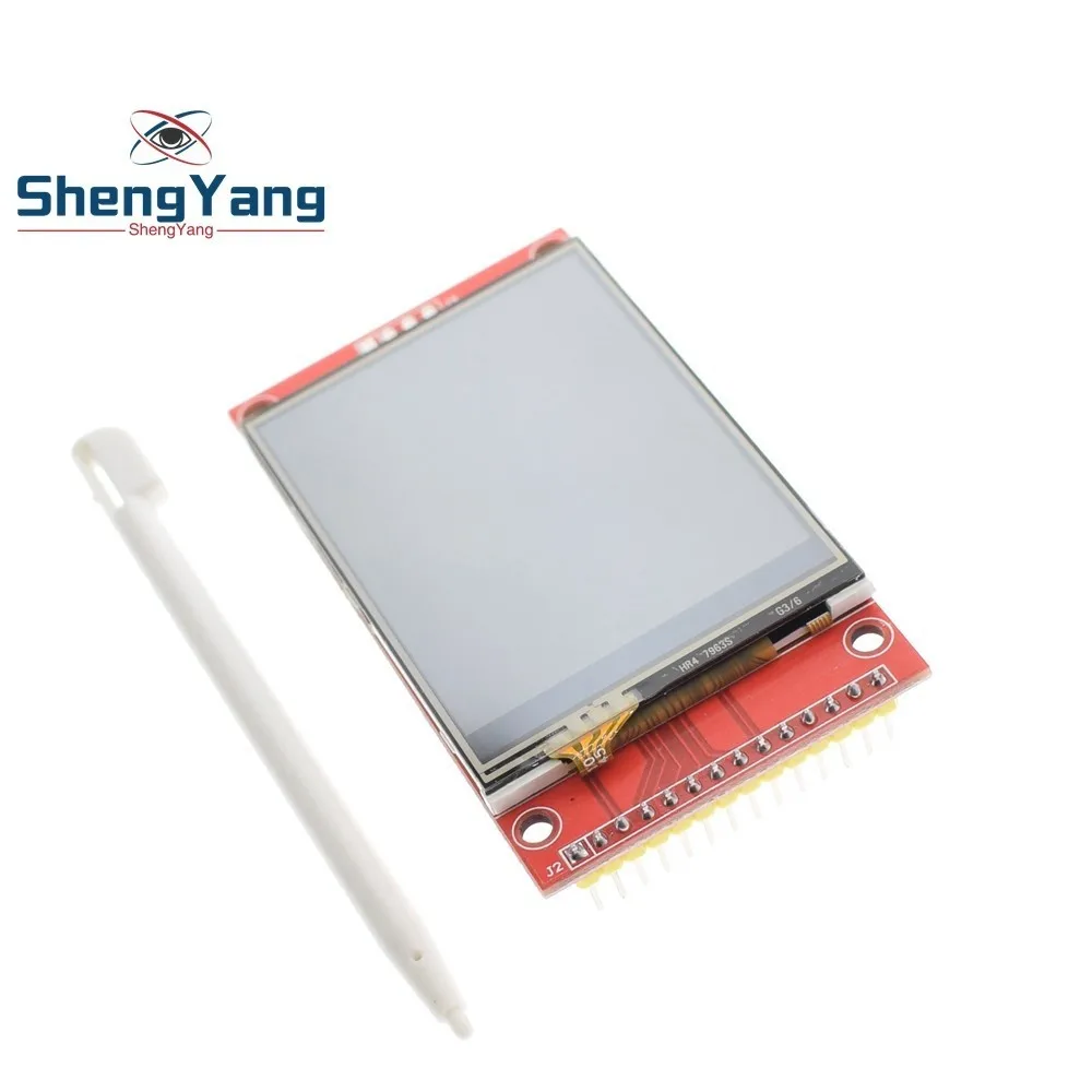 ShengYang 2.4" 240x320 SPI TFT LCD Serial Port Module+5V/3.3V PBC Adapter Micro SD ILI9341 White LED (with touch)
ShengYang 2.4" 240x320 SPI TFT LCD Serial Port Module+5V/3.3V PBC Adapter Micro SD ILI9341 White LED (with touch)
