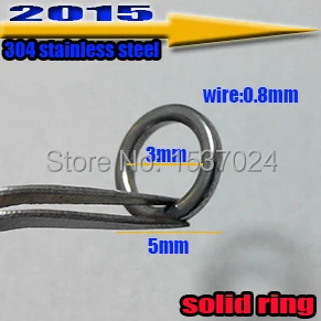 Come and buy! 100pcs fishing lures solid ring size:0.8*3mm*5mm the best quality 304 stainless steel
Come and buy! 100pcs fishing lures solid ring size:0.8*3mm*5mm the best quality 304 stainless steel